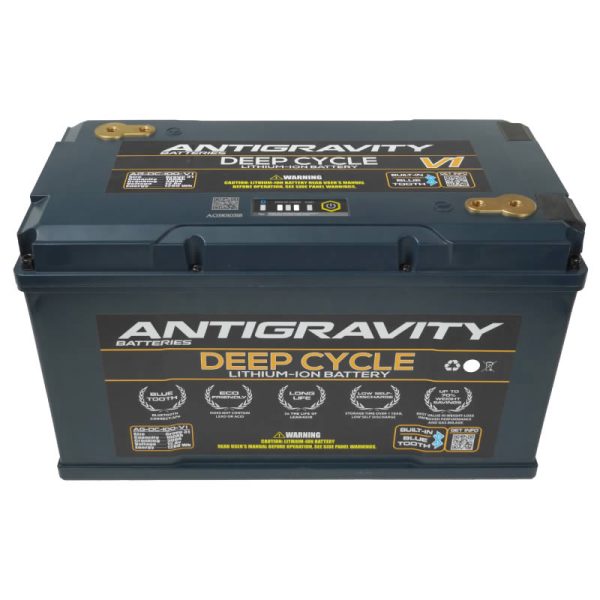 antigravity dc v deep cycle battery front top